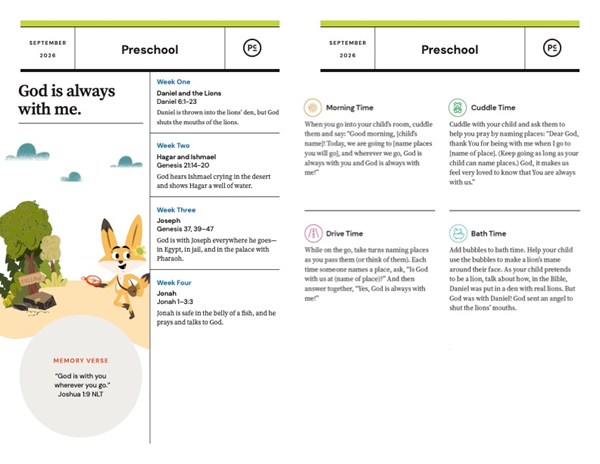 PRESCHOOL | SEPTEMBER